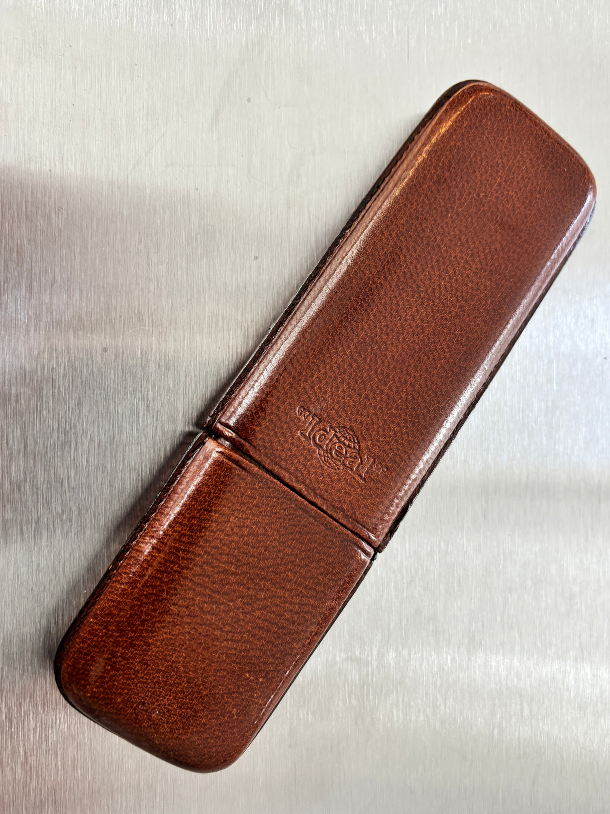 Waterman Ideal  Pen Pouch for two Pen - Superb quality 100% Brown leather