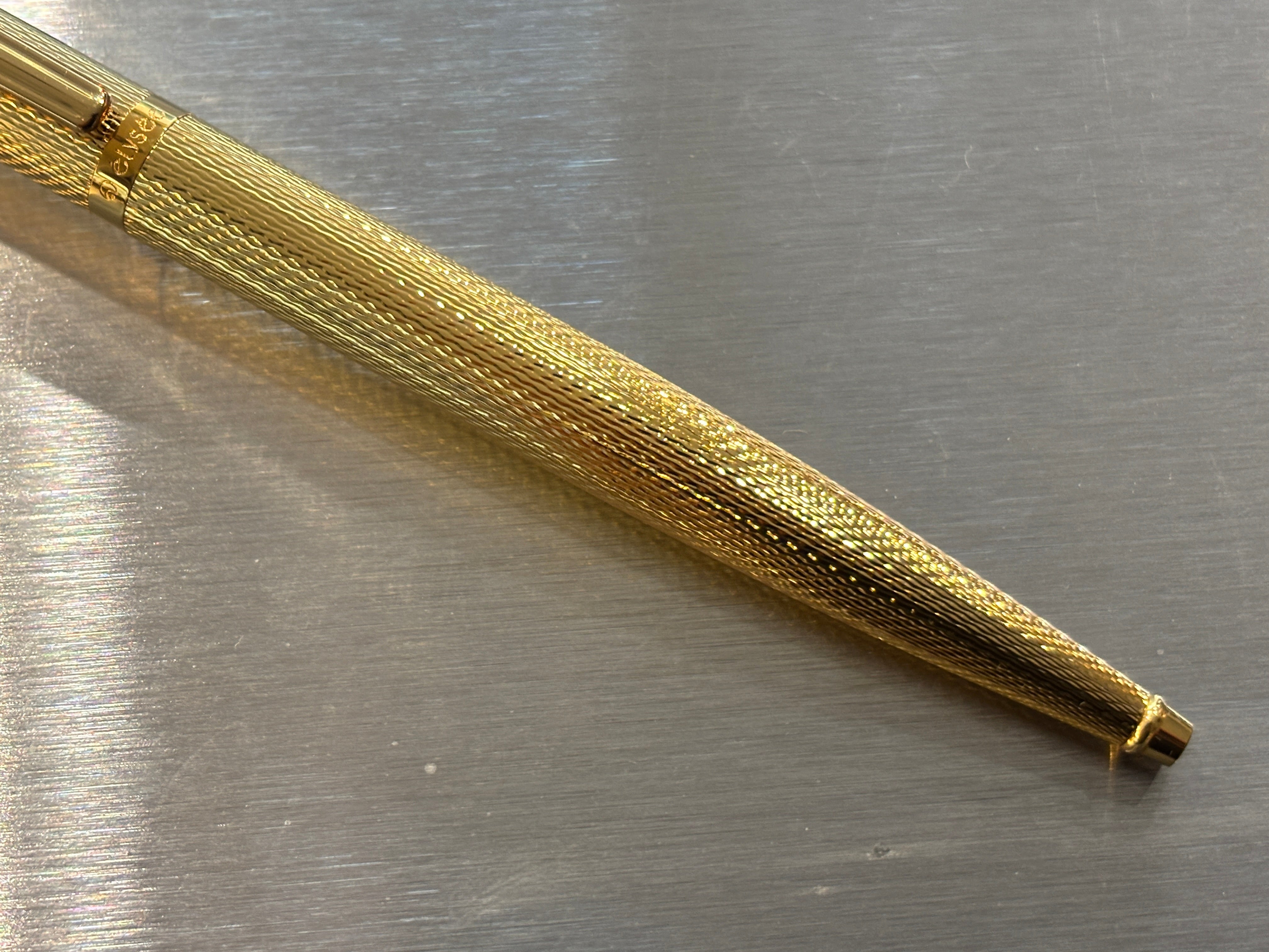 Elysee "Graindorge"  chased Full Gold Plated - Ball Pen