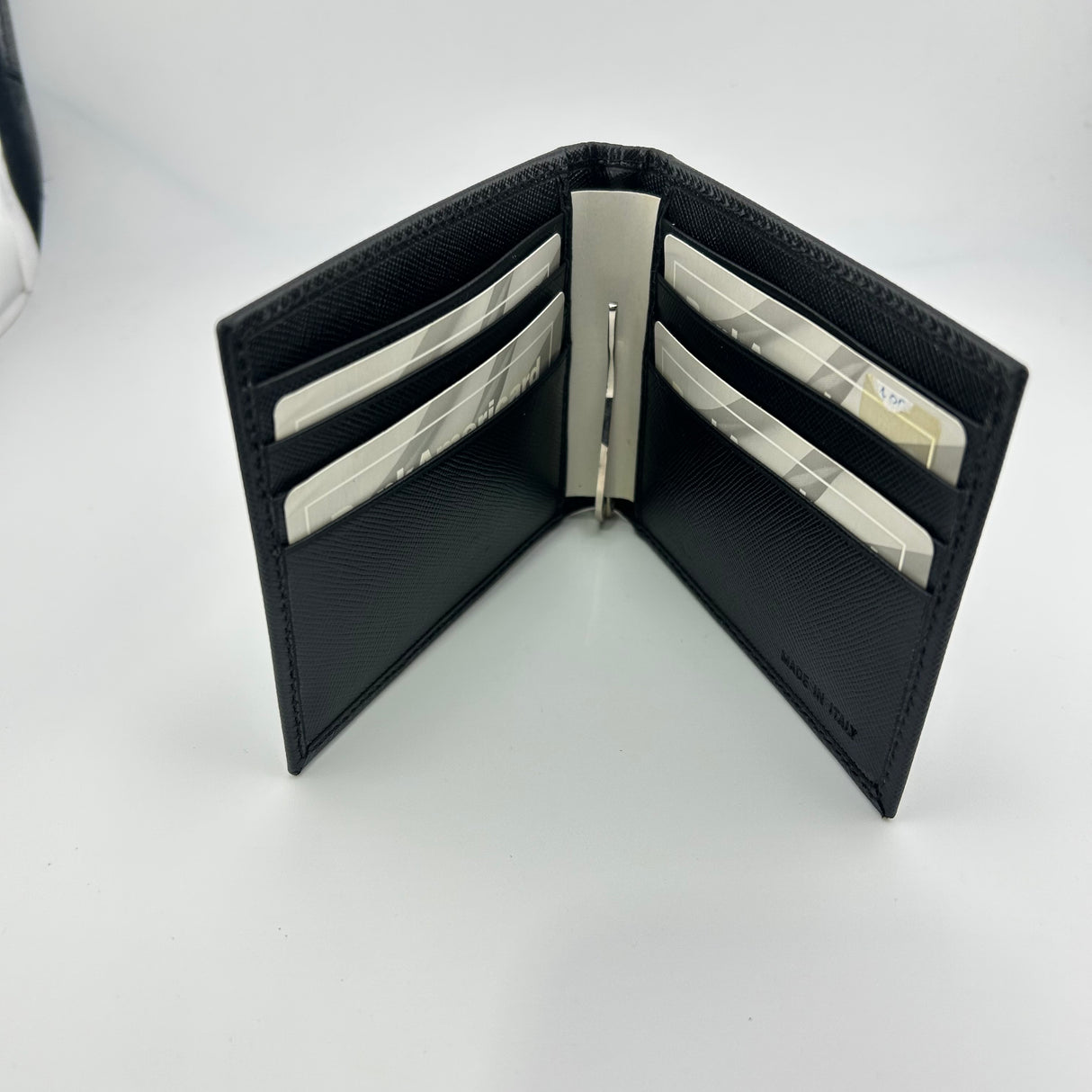 Jimmy's pick - Omas Wallet Black leather 100% Made in Italy
