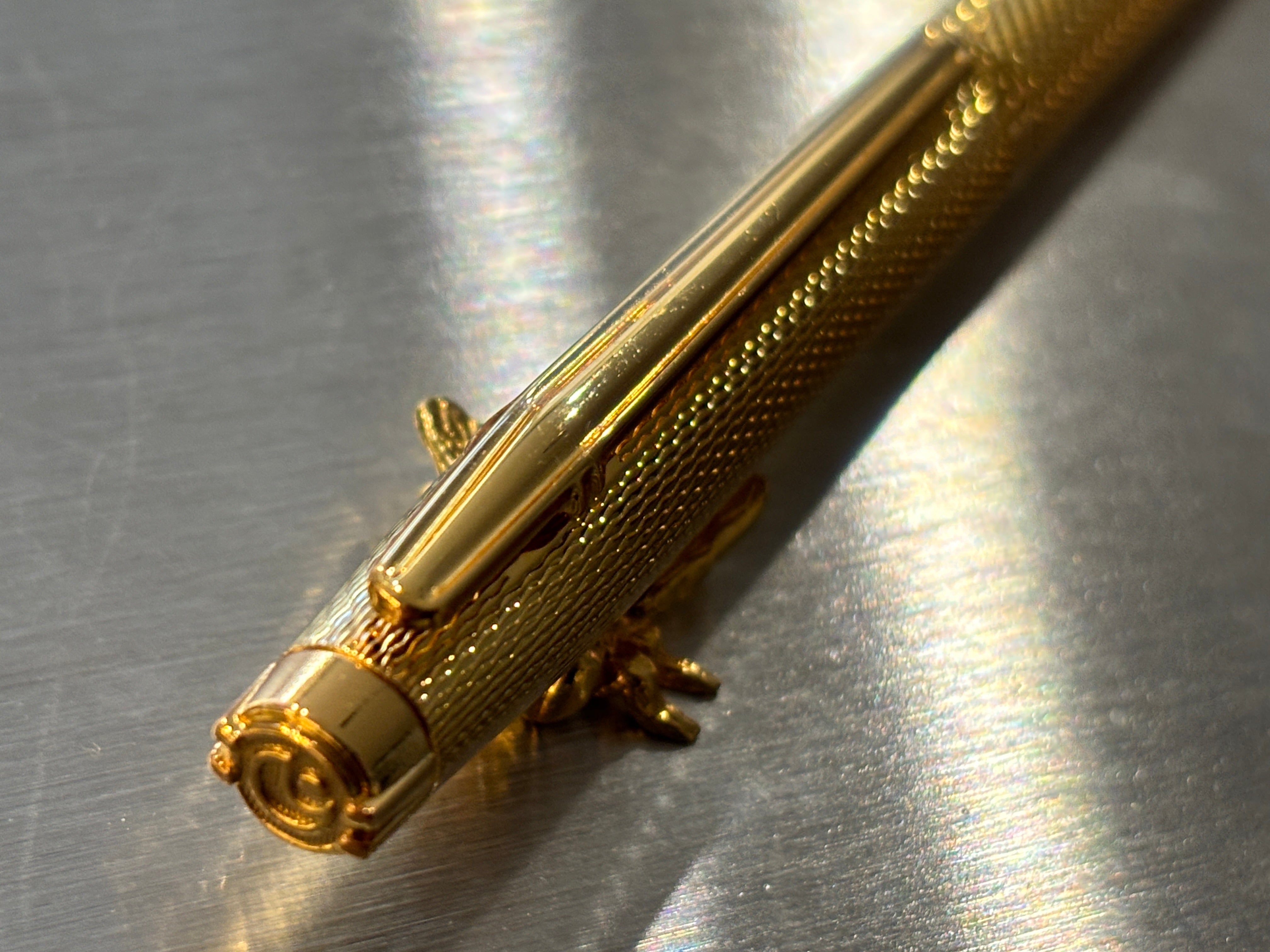 Elysee "Graindorge"  chased Full Gold Plated - Ball Pen