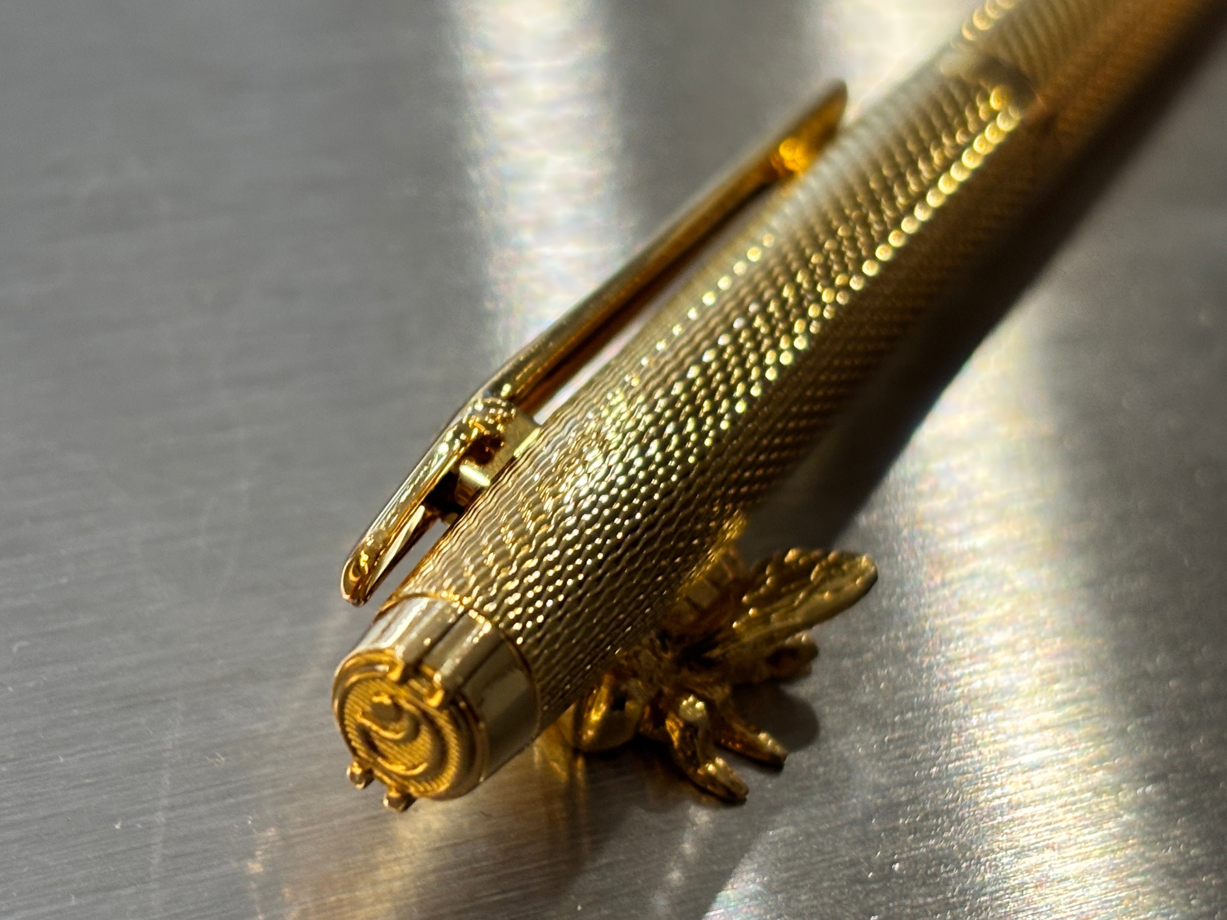 Elysee "Graindorge"  chased Full Gold Plated - Ball Pen