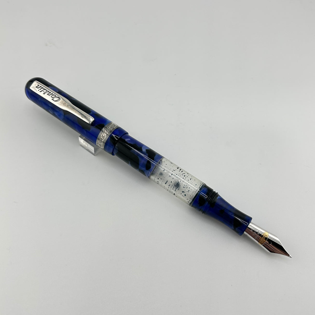 Jimmy's pick - Conklin Word Gauge Nozac Blue Mozaic 14K gold nib - Fountain Pen