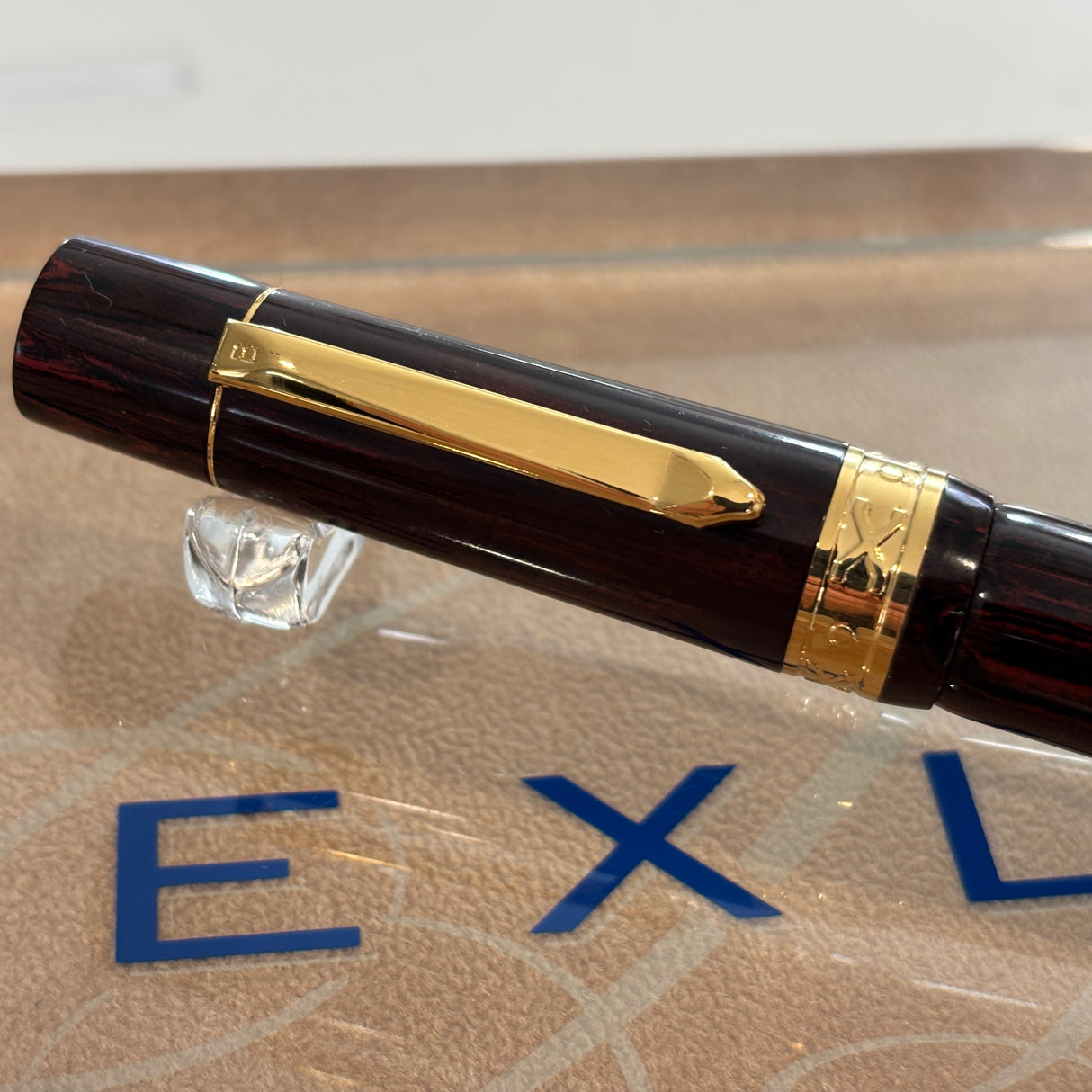 Bexley 10th Anniversary 1993-2003 Chocolate Rosewood Ebonite Limited Edition Fountain Pen
