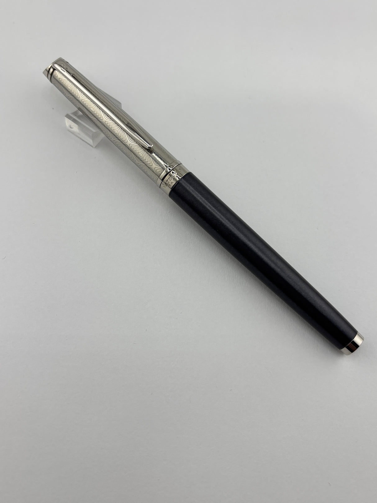 Waterman Hemisphere Blue Navy and Chrome chased cap - Fountain Pen