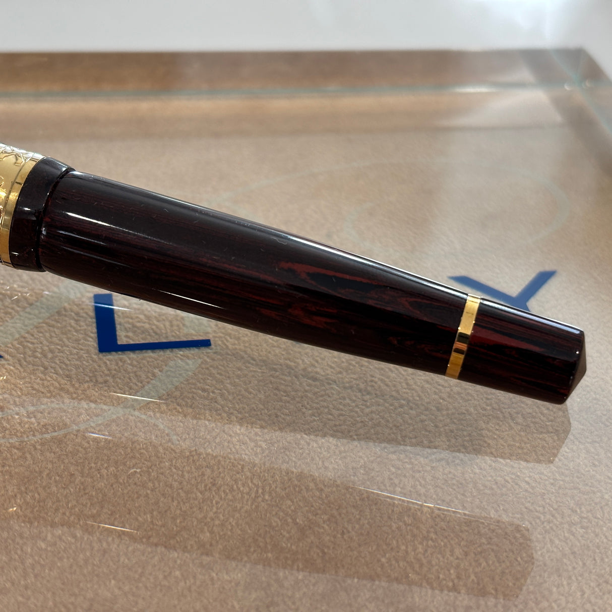 Bexley 10th Anniversary 1993-2003 Chocolate Rosewood Ebonite Limited Edition Fountain Pen