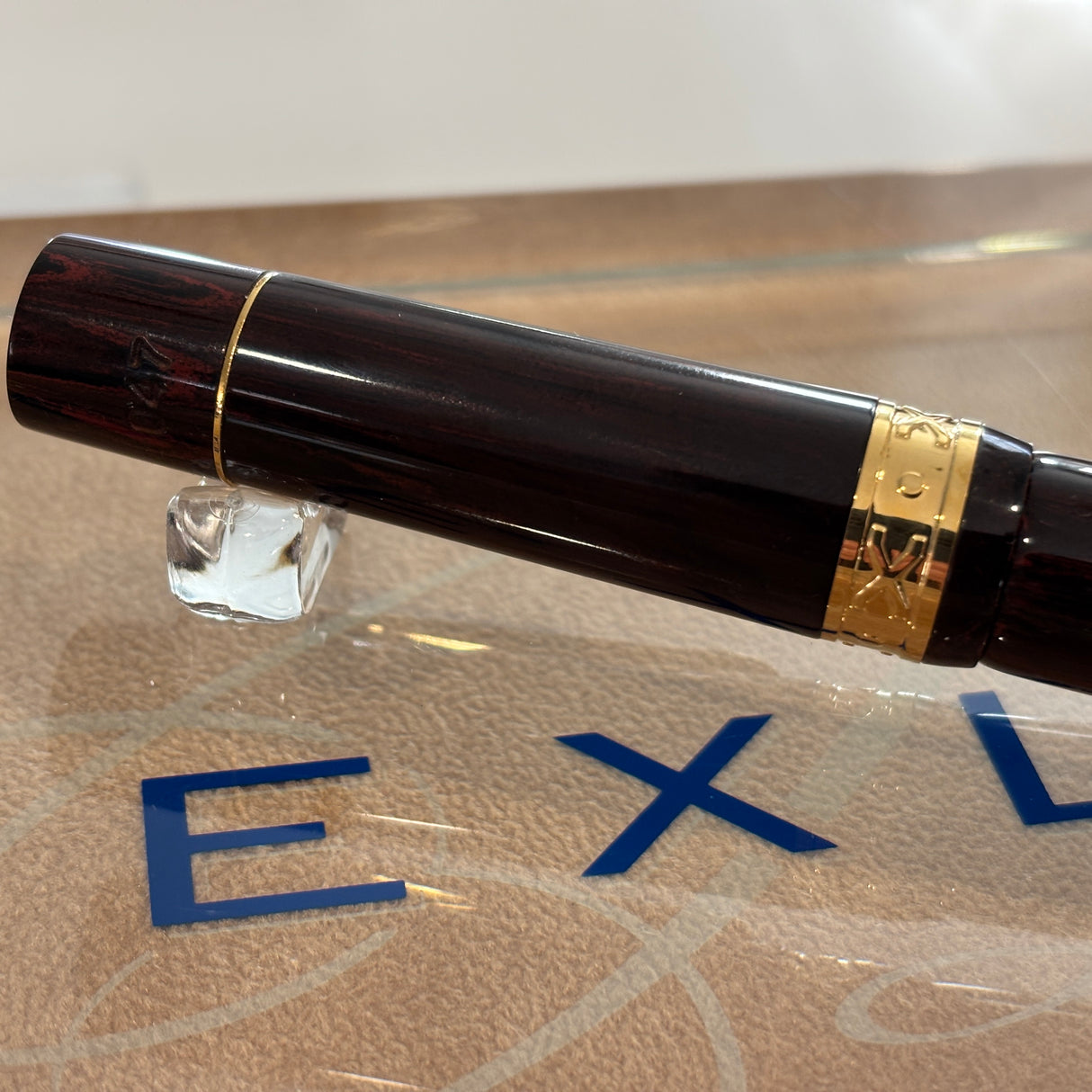 Bexley 10th Anniversary 1993-2003 Chocolate Rosewood Ebonite Limited Edition Fountain Pen