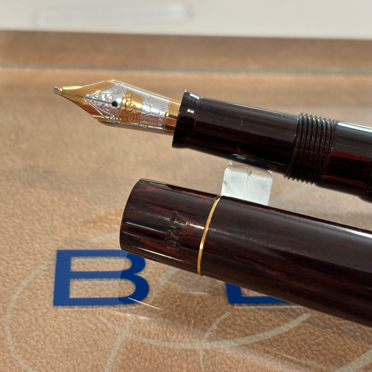 Bexley 10th Anniversary 1993-2003 Chocolate Rosewood Ebonite Limited Edition Fountain Pen