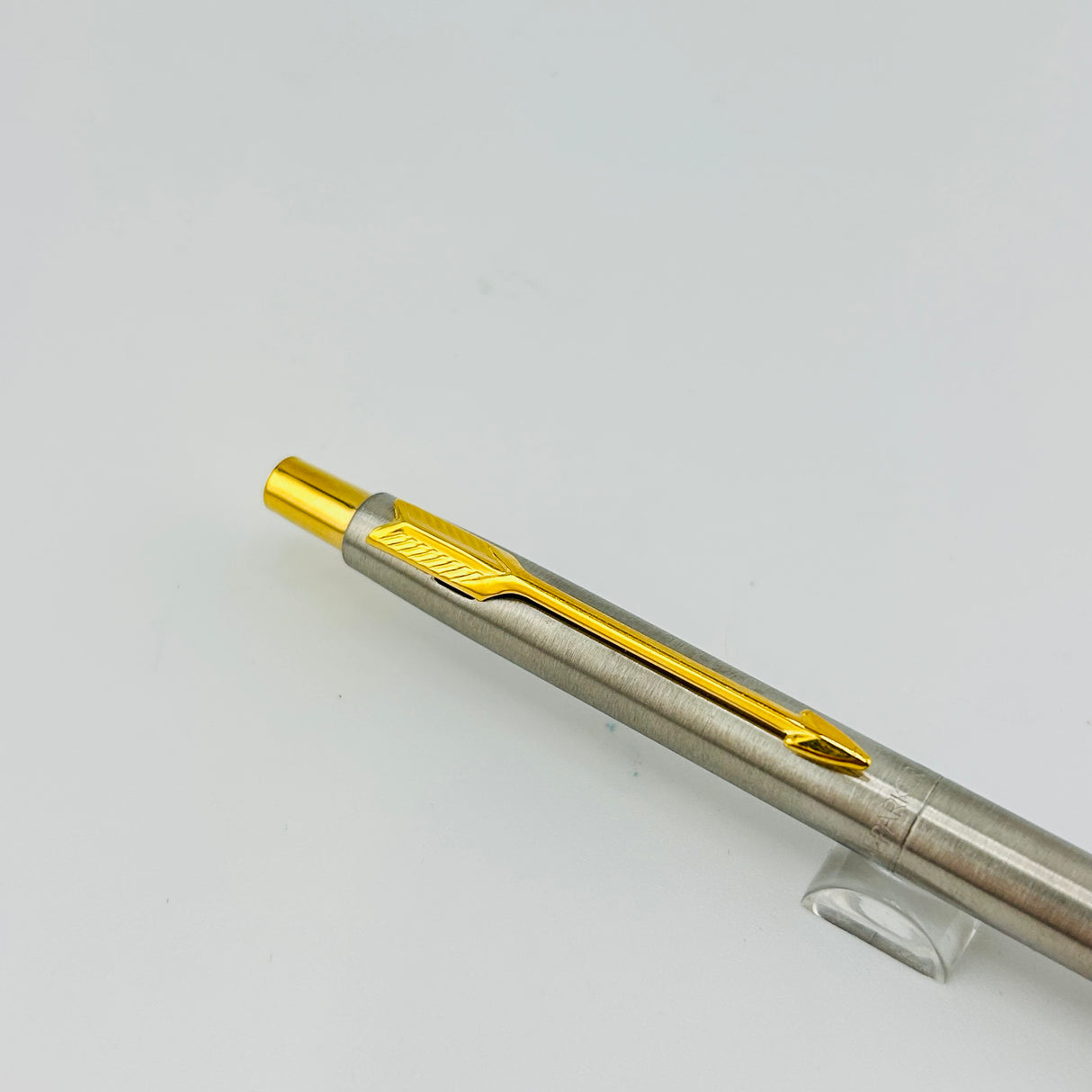 Parker Fighter brushed stainless steel -Ballpoint
