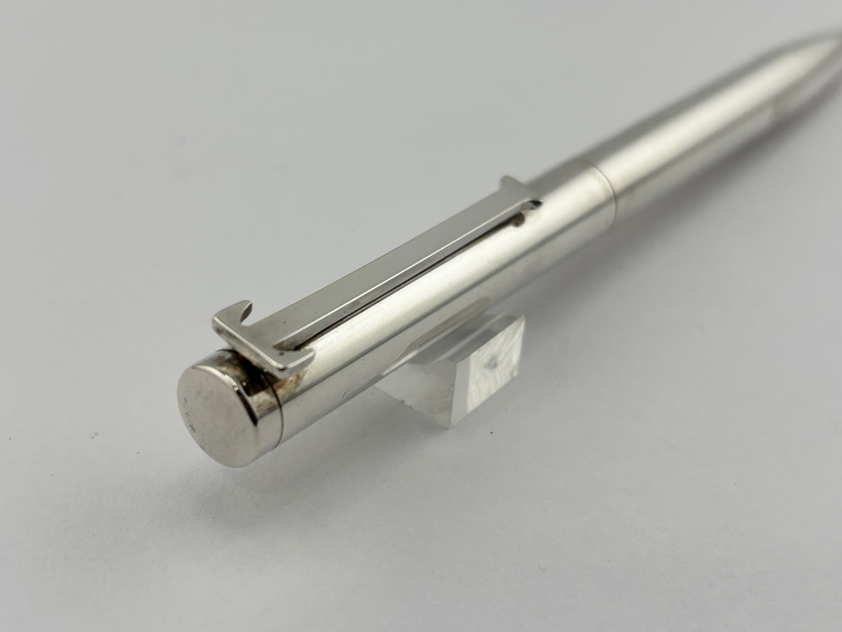 Tiffany Executive Sterling Silver T Clip Oversize Ballpoint Pen - Circa 2000 - Scarce in this Larger Size