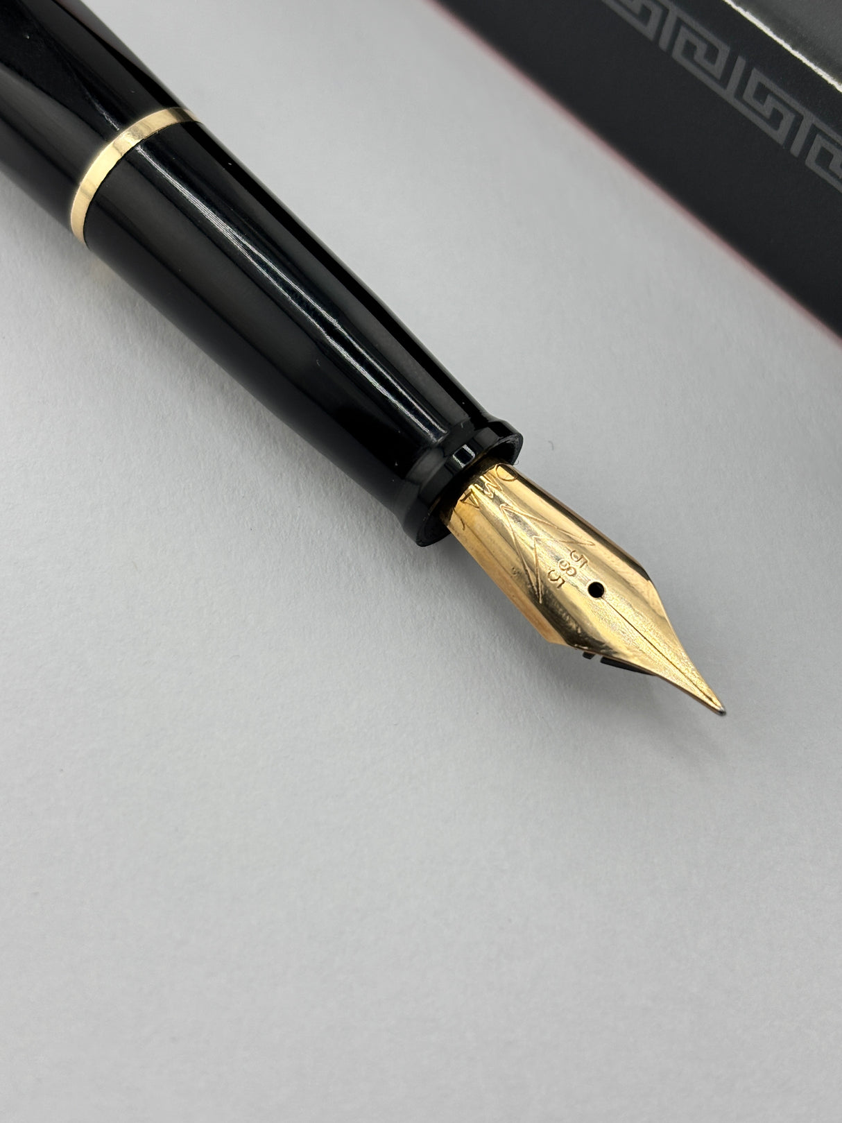 OMAS RARE Signum Limited Edition 026/100 Desk Pen Circa 1975 - Very Flexible 14kt Gold Nib