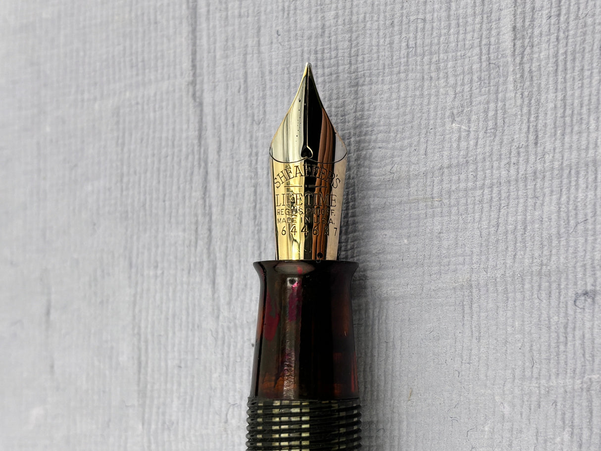 Sheaffer Balance Lifetime Oversize Grey Striped