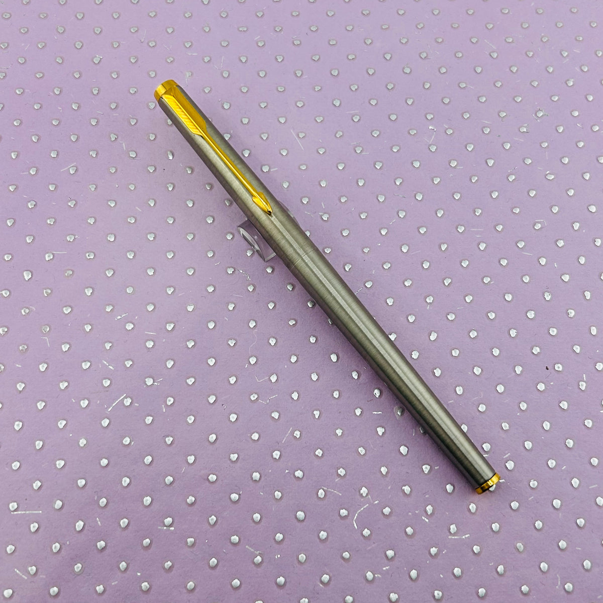 Parker 180 Brushed steel New condition - Fountain Pen – Fountain