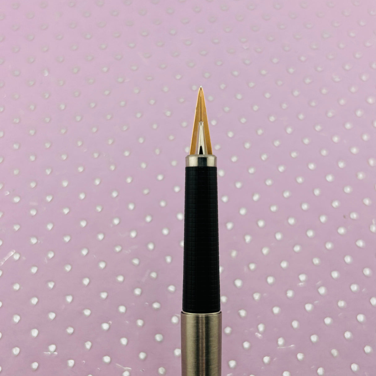 Parker 180 Brushed steel New condition - Fountain Pen