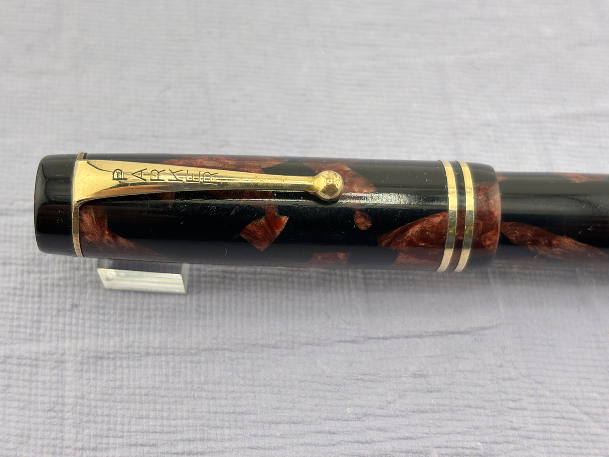 Parker Duofold Streamline Canada Marble Burgundy