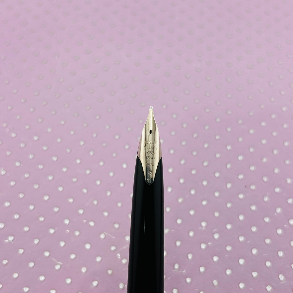 PILOT Elite Sterling silver cisele - Rare Broad stub nib 18k !! circa 1977 - fountain Pen