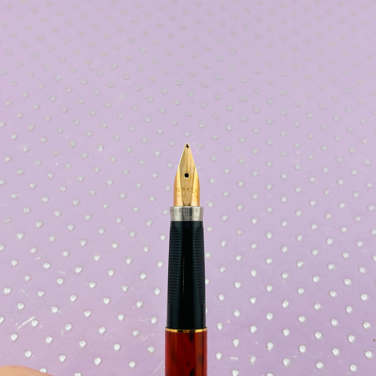 Parker 75 Jasper red Quartz New condition RARE COLOR SCARCE - Fountain Pen