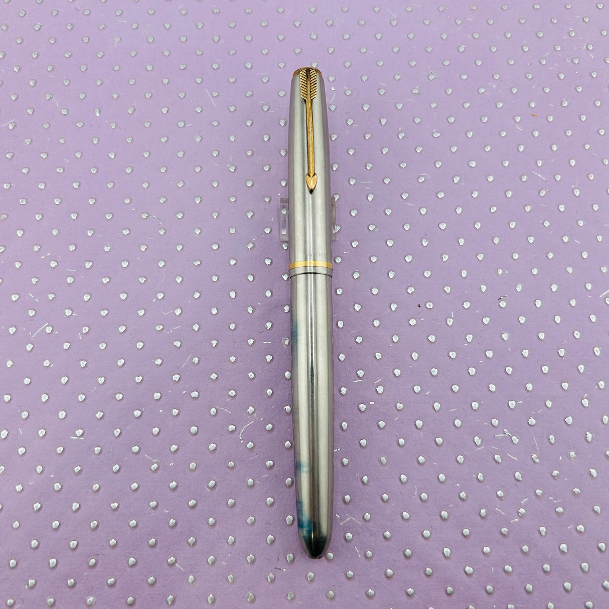 Parker 51 Aerometric Flighter Stainless Steel circa 1950 - Fountain Pen