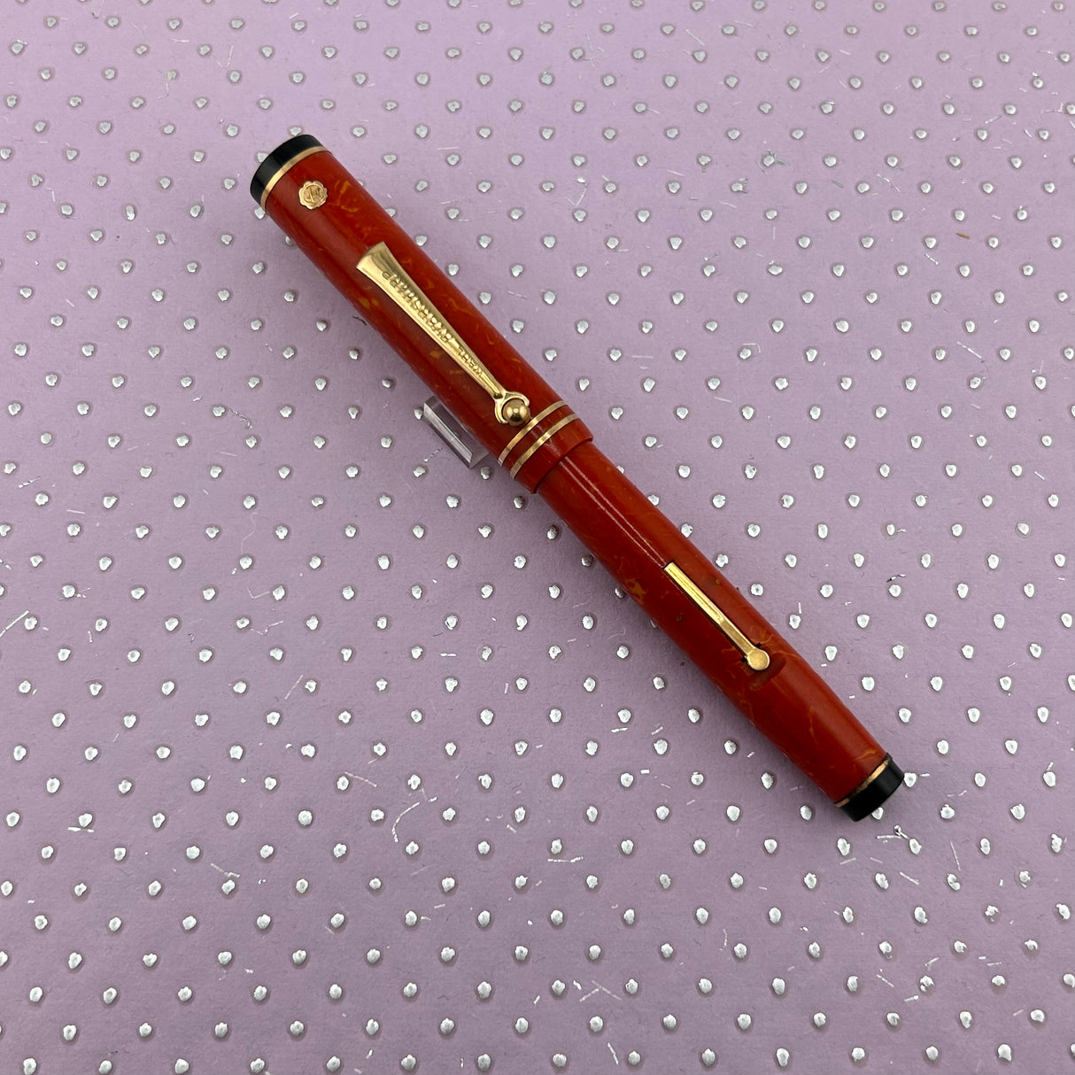 Wahl-Eversharp Gold Seal Coral Celluloid Flexible nib - Fountain Pen
