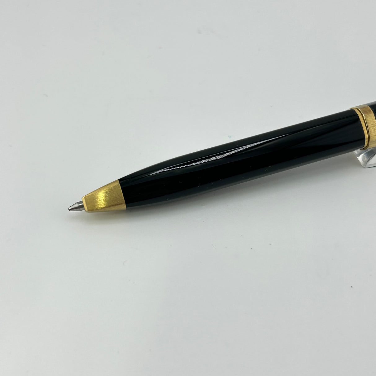 Jimmy's Pick - Montegrappa Zero Black Faceted Matte Gold - Ballpoint