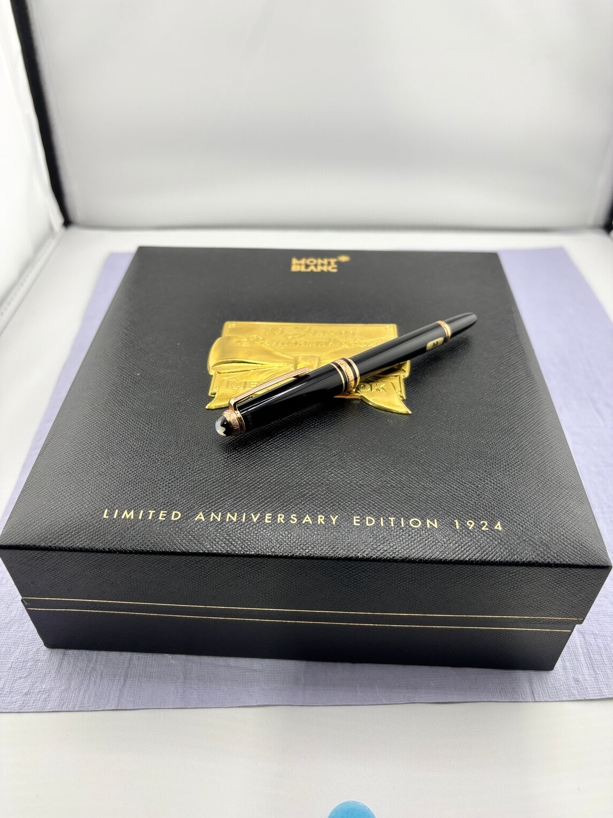 Montblanc Meisterstuck 75th Anniversary Mozart "1924" Limited Edition Fountain Pen - Medium 18kt Rose Gold Nib