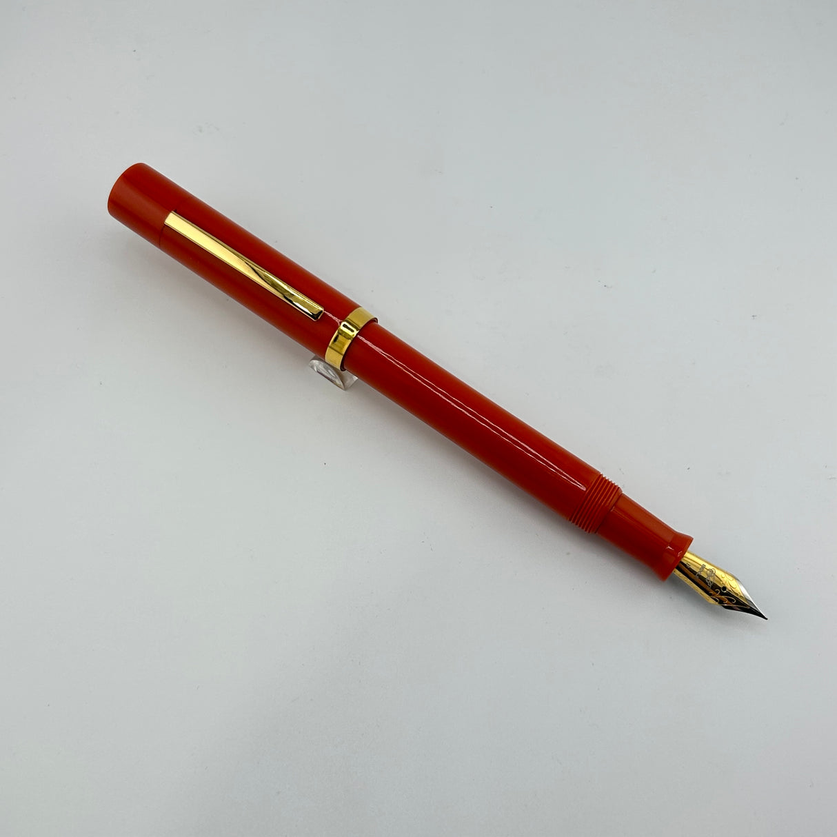 Bexley Orange Bexley gold trim - Fountain Pen