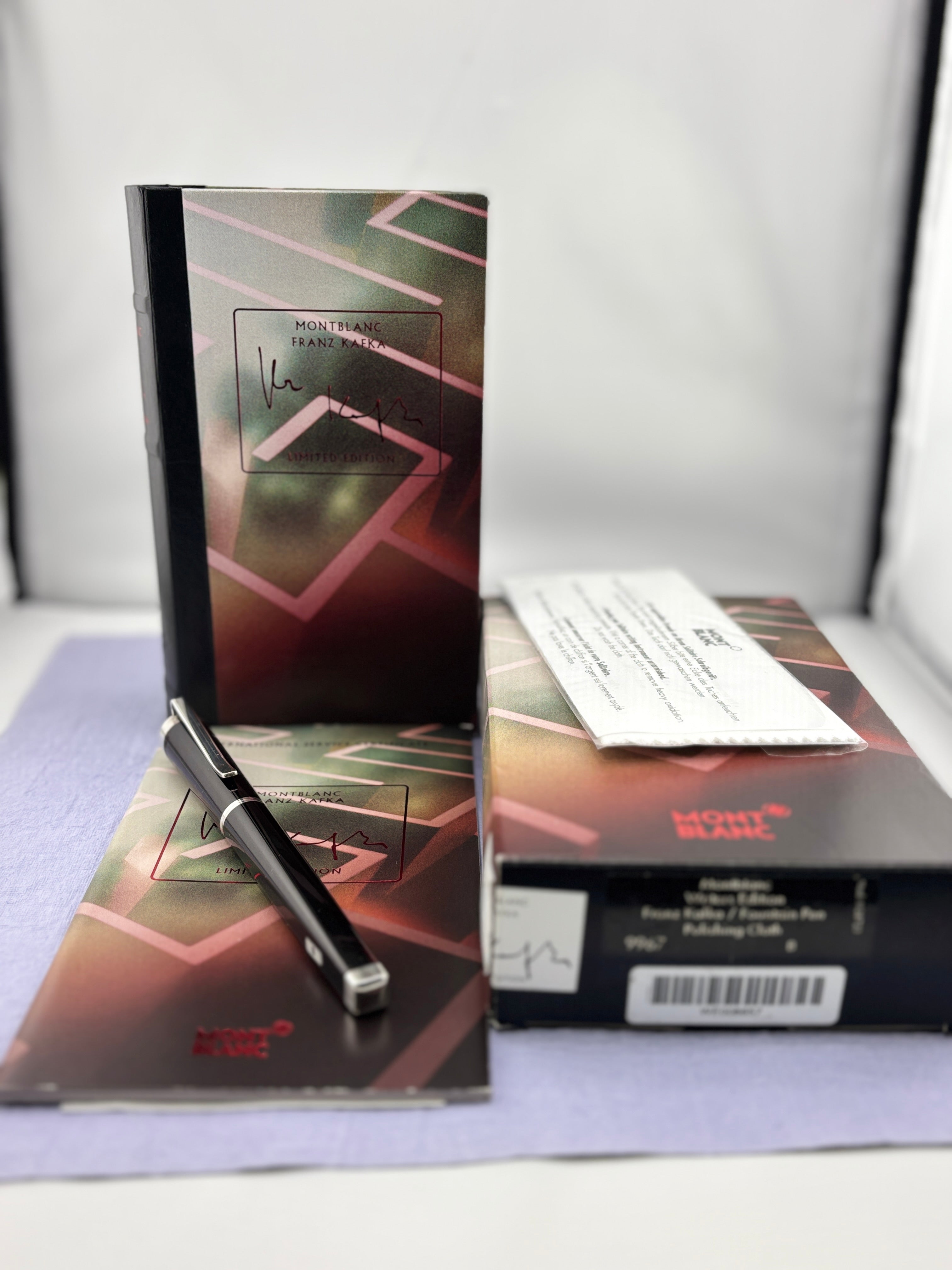 Montblanc Franz Kafka Writers Series Limited Edition Fountain Pen - Broad 18kt Gold  Nib