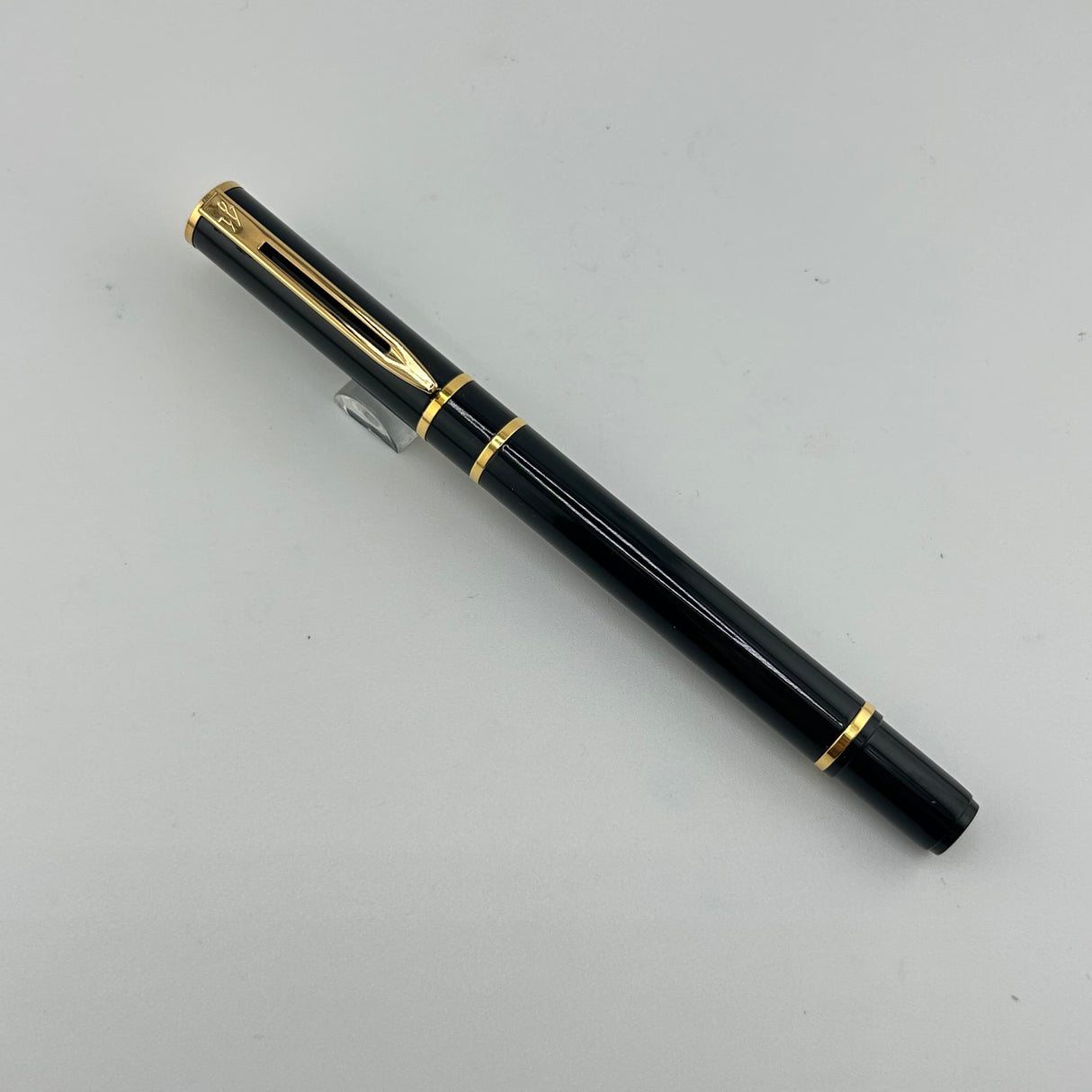 Waterman Laureat Black Lacquer - Fountain Pen and Rollerball Set