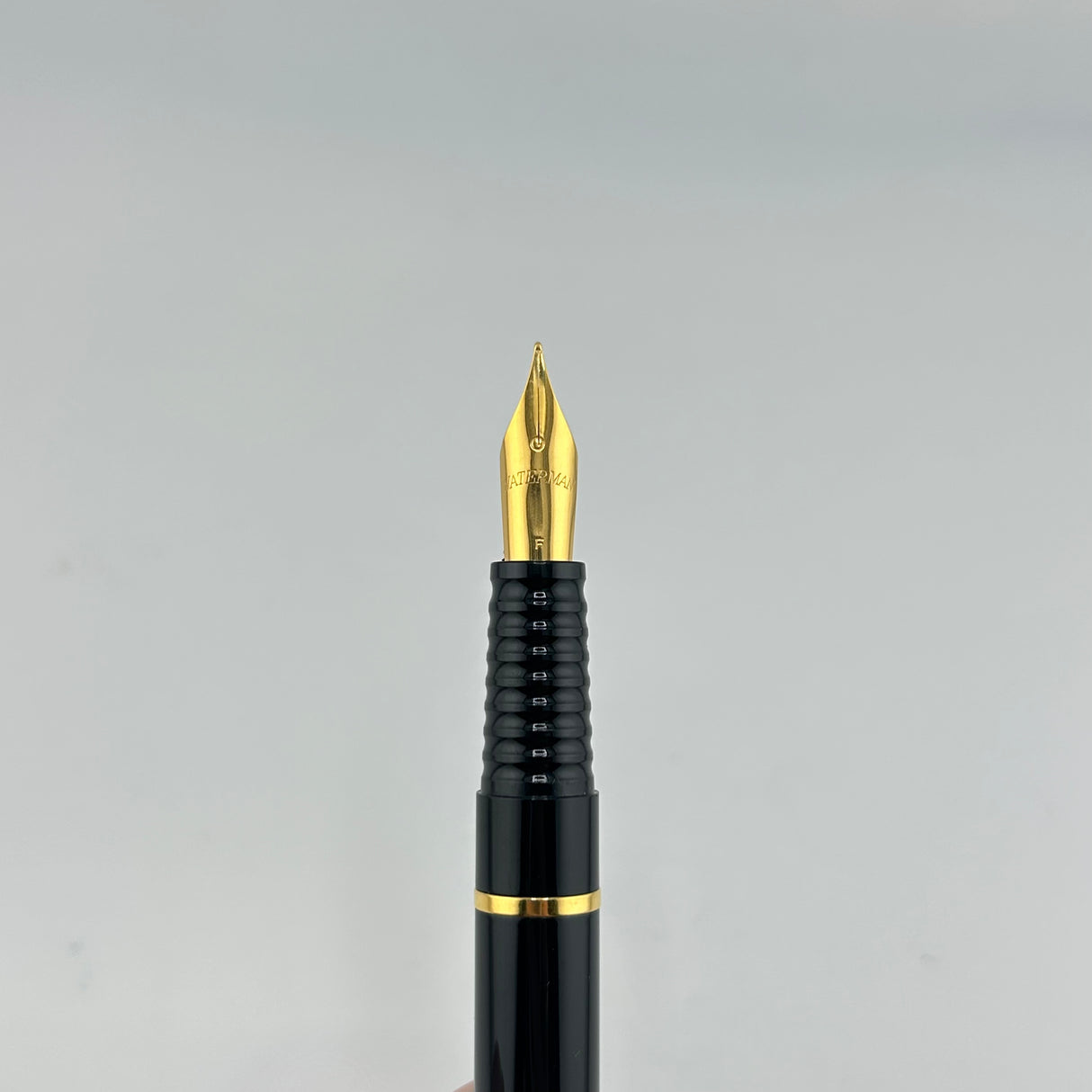 Waterman Laureat Black Lacquer - Fountain Pen and Rollerball Set