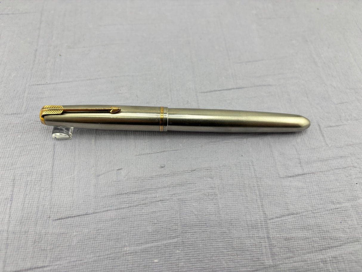 PARKER 51 Flighter 51 Stainless Steel Fountain Pen