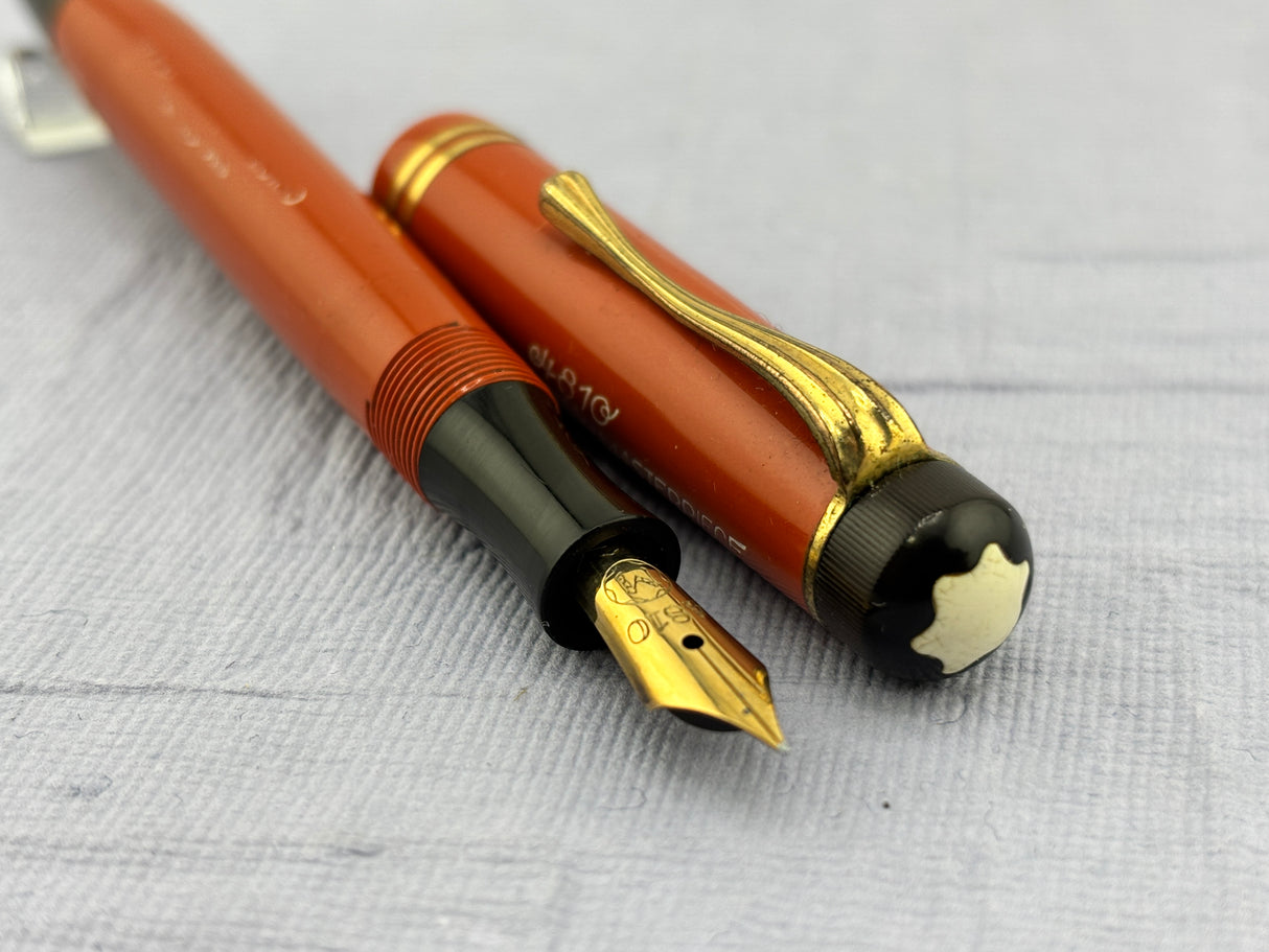 Montblanc # 20 Masterpiece Coral Button Filler