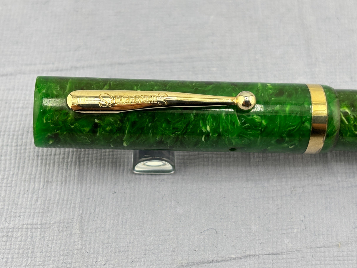 Sheaffer Flat Top Lifetime Oversize Green jade