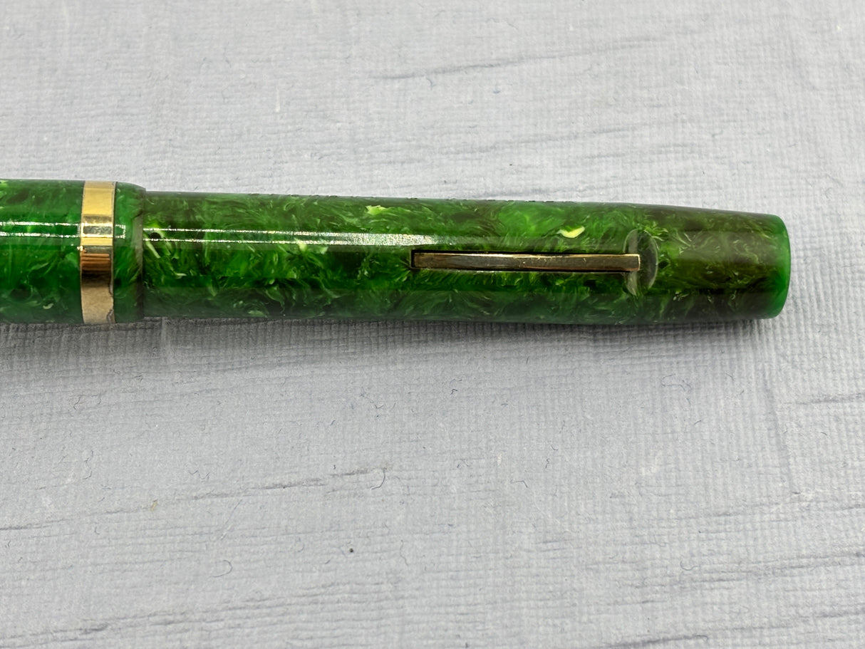 Sheaffer Flat Top Lifetime Oversize Green jade