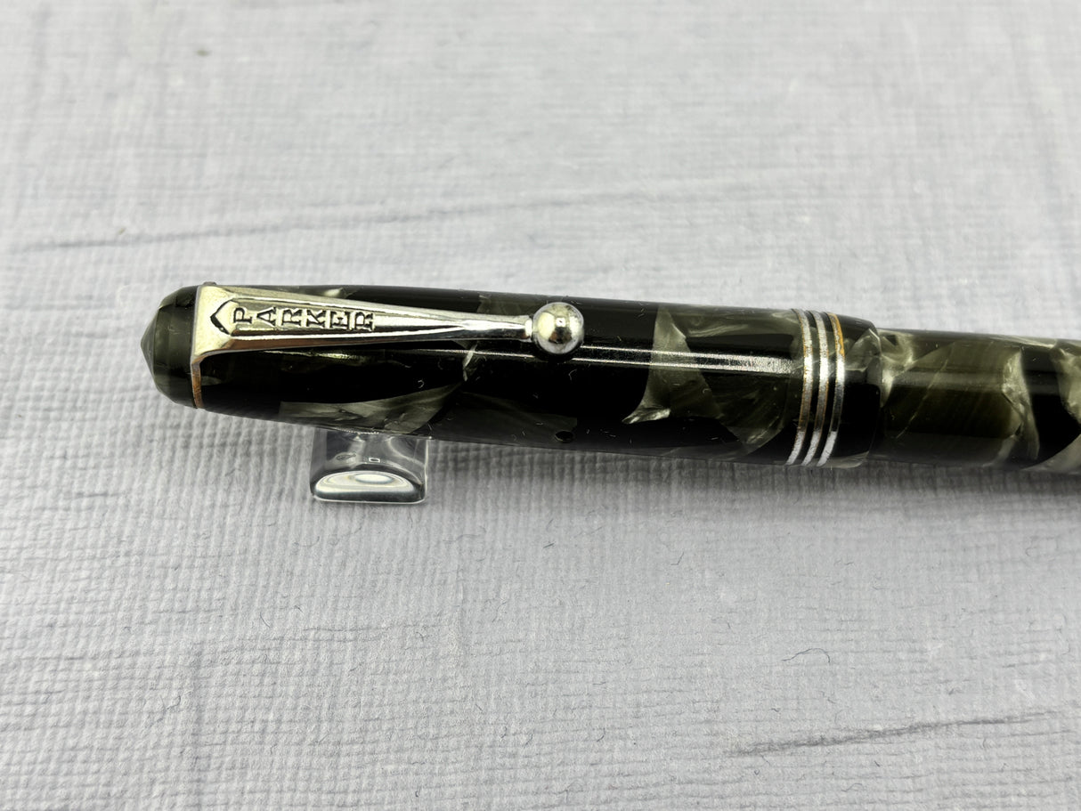 Parker Challenger Grey marble circa 1937