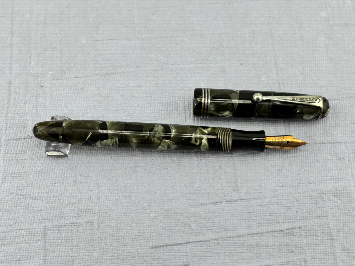 Parker Challenger Grey marble circa 1937