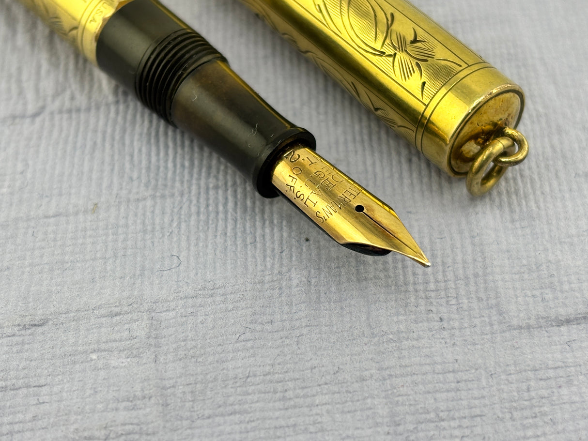 Waterman 0552 1/2V Floral Leaves Pattern