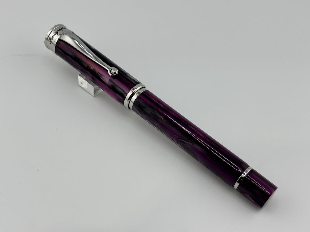 Montegrappa Ducale Murano Purple and Grey - Fountain Pen