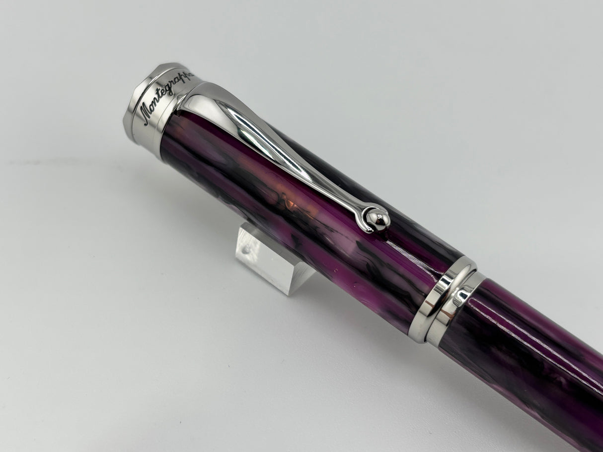 Montegrappa Ducale Murano Purple and Grey - Fountain Pen