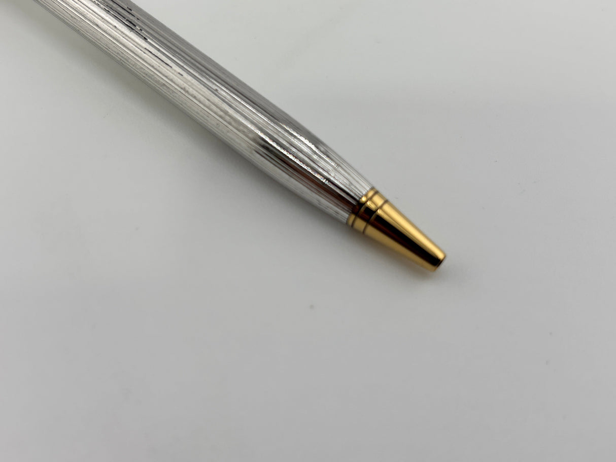 Waterman Gentleman in Sterling Silver lined circa 1985 - Ball Pen