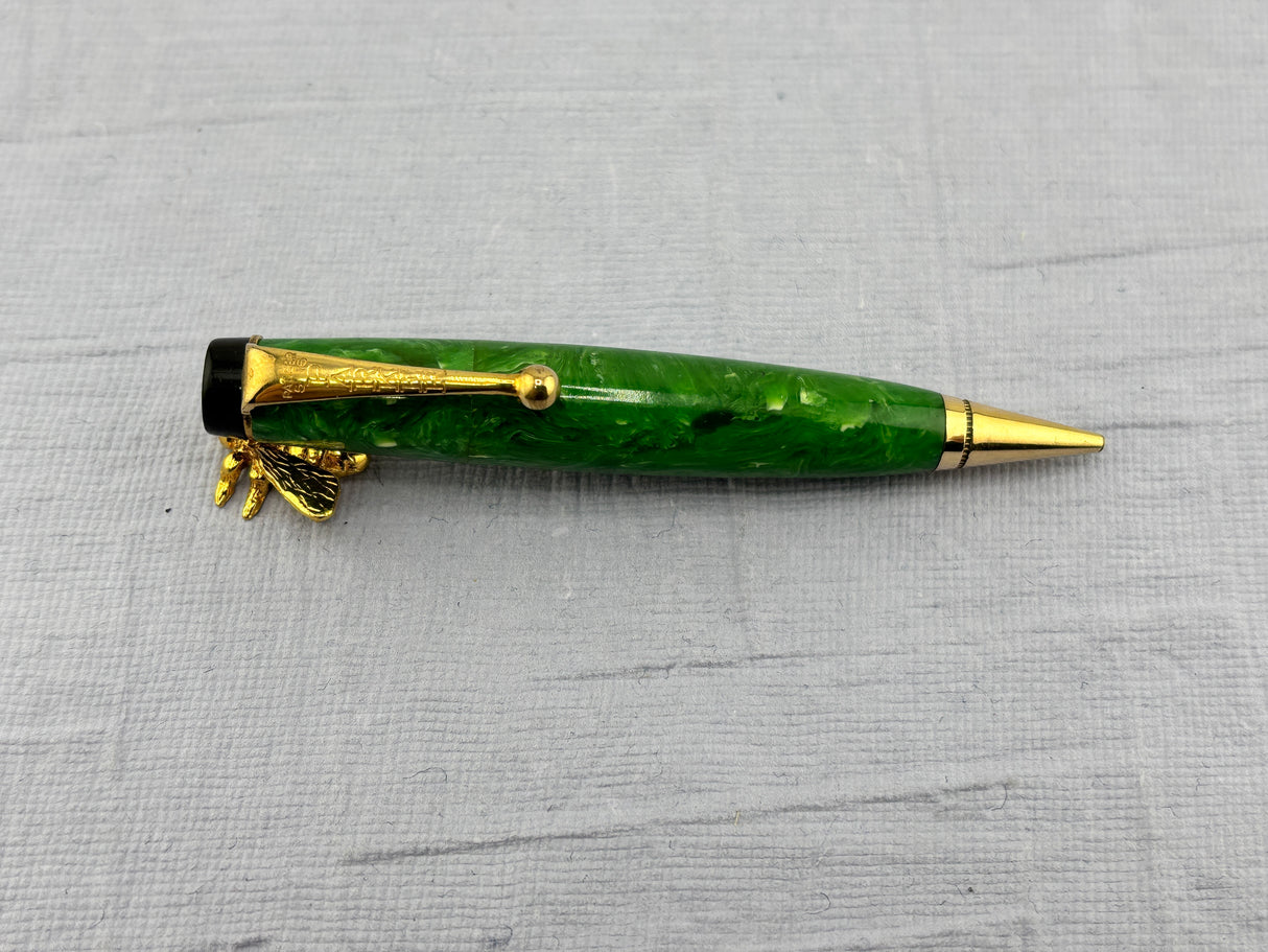 Parker Duofold Green Jade Vest Pocket Pencil