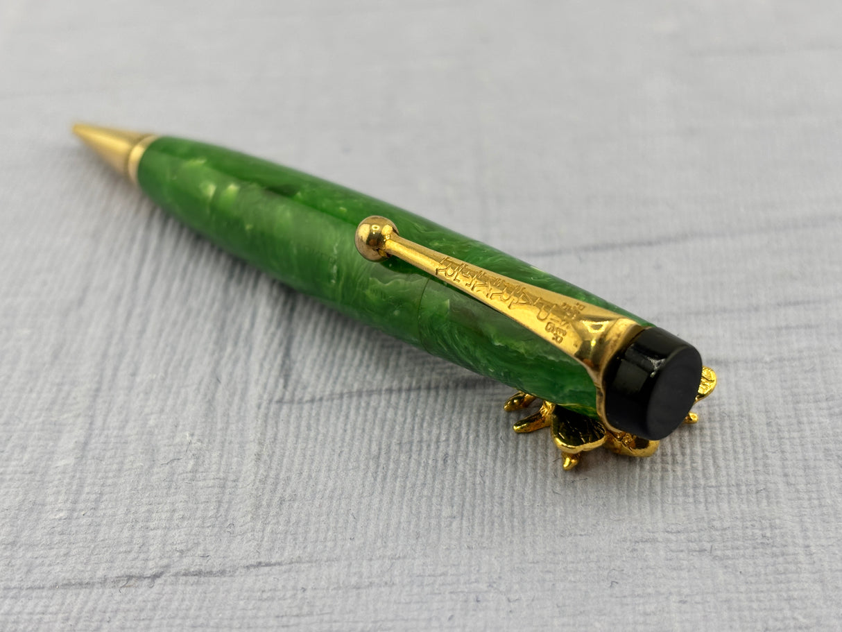 Parker Duofold Green Jade Vest Pocket Pencil