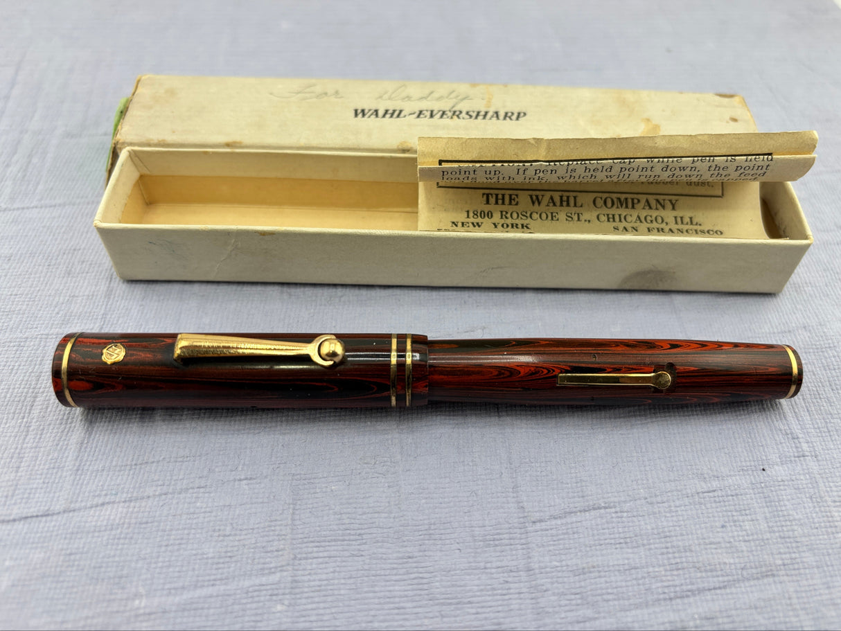 Wahl-Eversharp Regular size Rosewood Personal Point Flex nib !