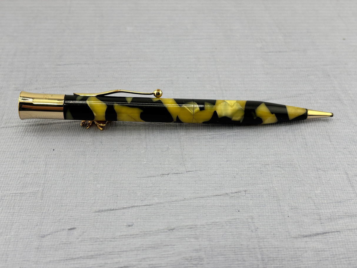 Sheaffer Lifetime Flat Top Oversize Black and Pearl Pencil