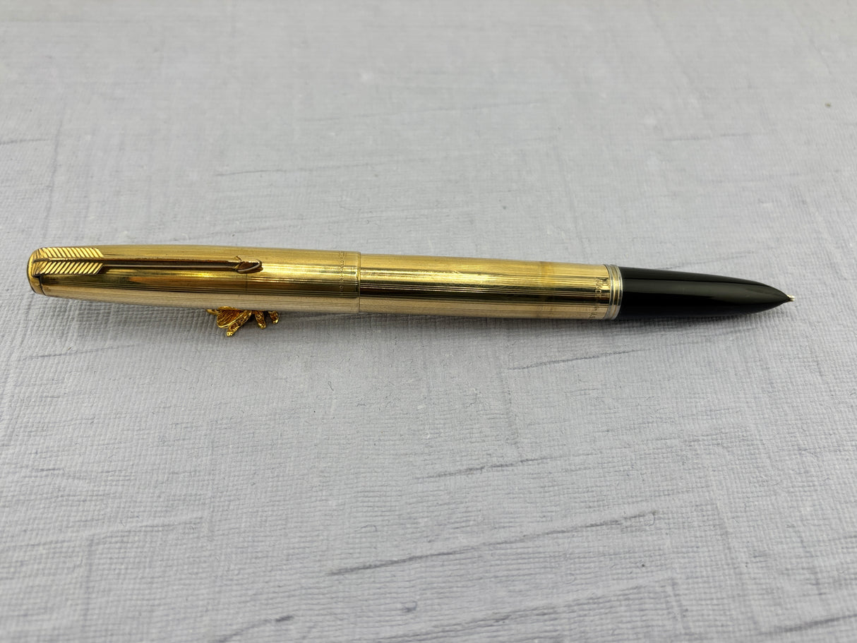 Parker 51 Full gold filled 14k - Great STUB nib - Fountain Pen