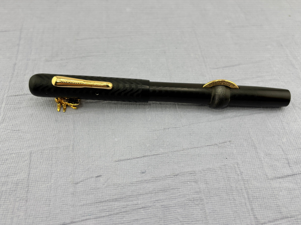 Conklin Toledo Black Chased # 3 size nib - Fountain Pen
