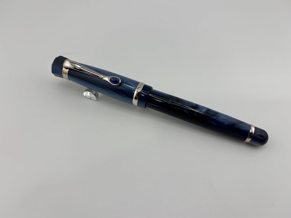 Stipula I Castoni mid size Purple Blue - Fountain Pen