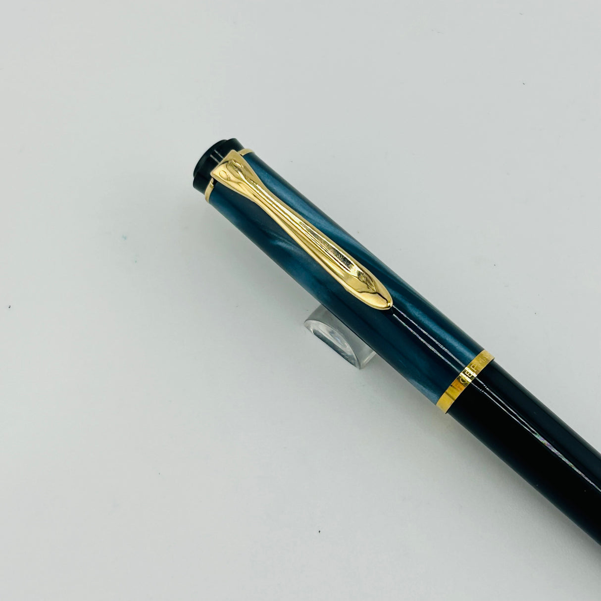 Pelikan K300 Black and green stripe cap - Ballpoint Pen