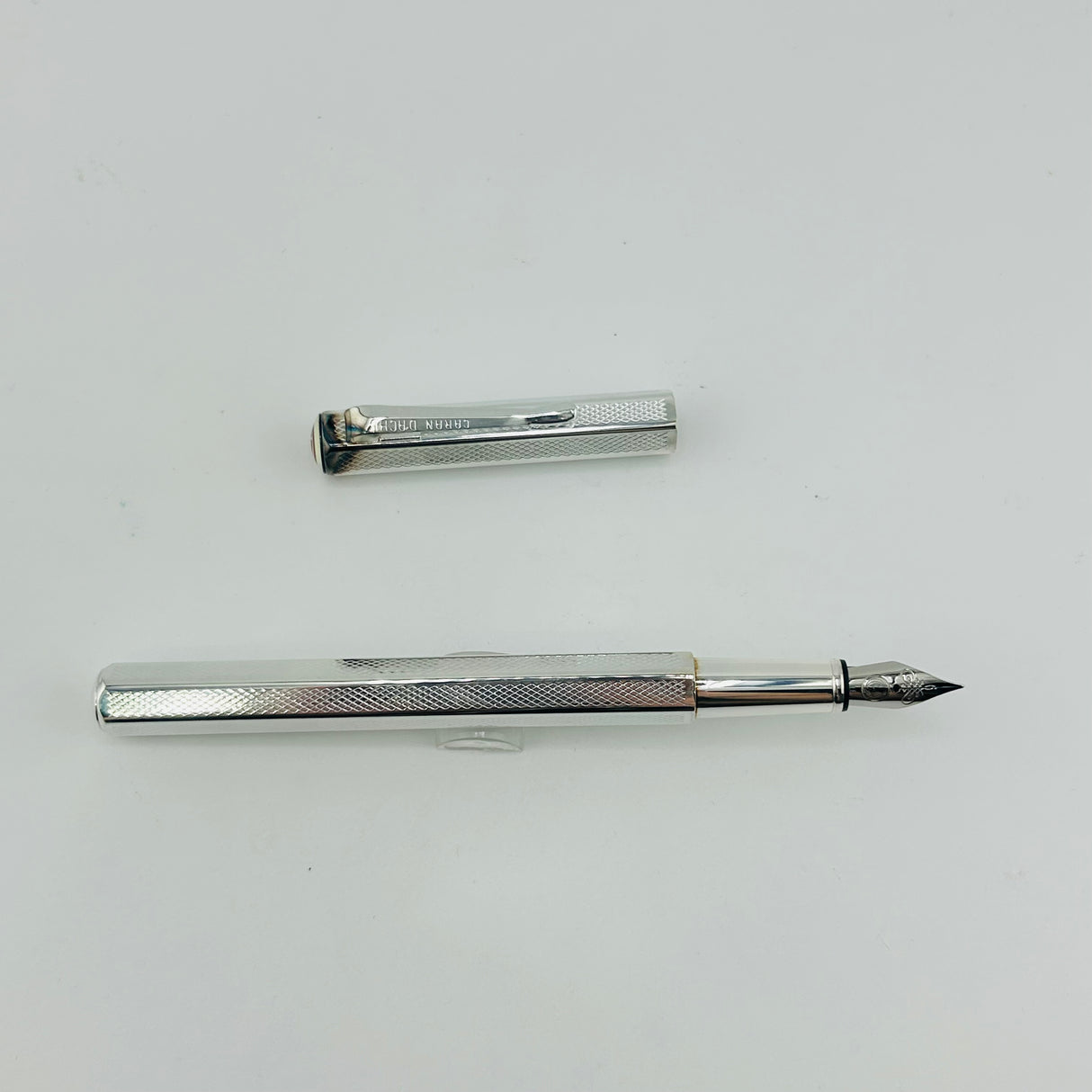Caran d'Ache Ecridor Retro silver plated guilloche - Fountain Pen