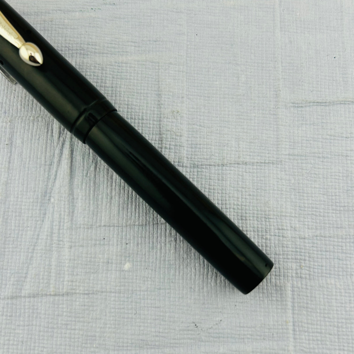 Waterman 12 PSF Black hard rubber Coin filler Circa 1915 - Fountain Pen