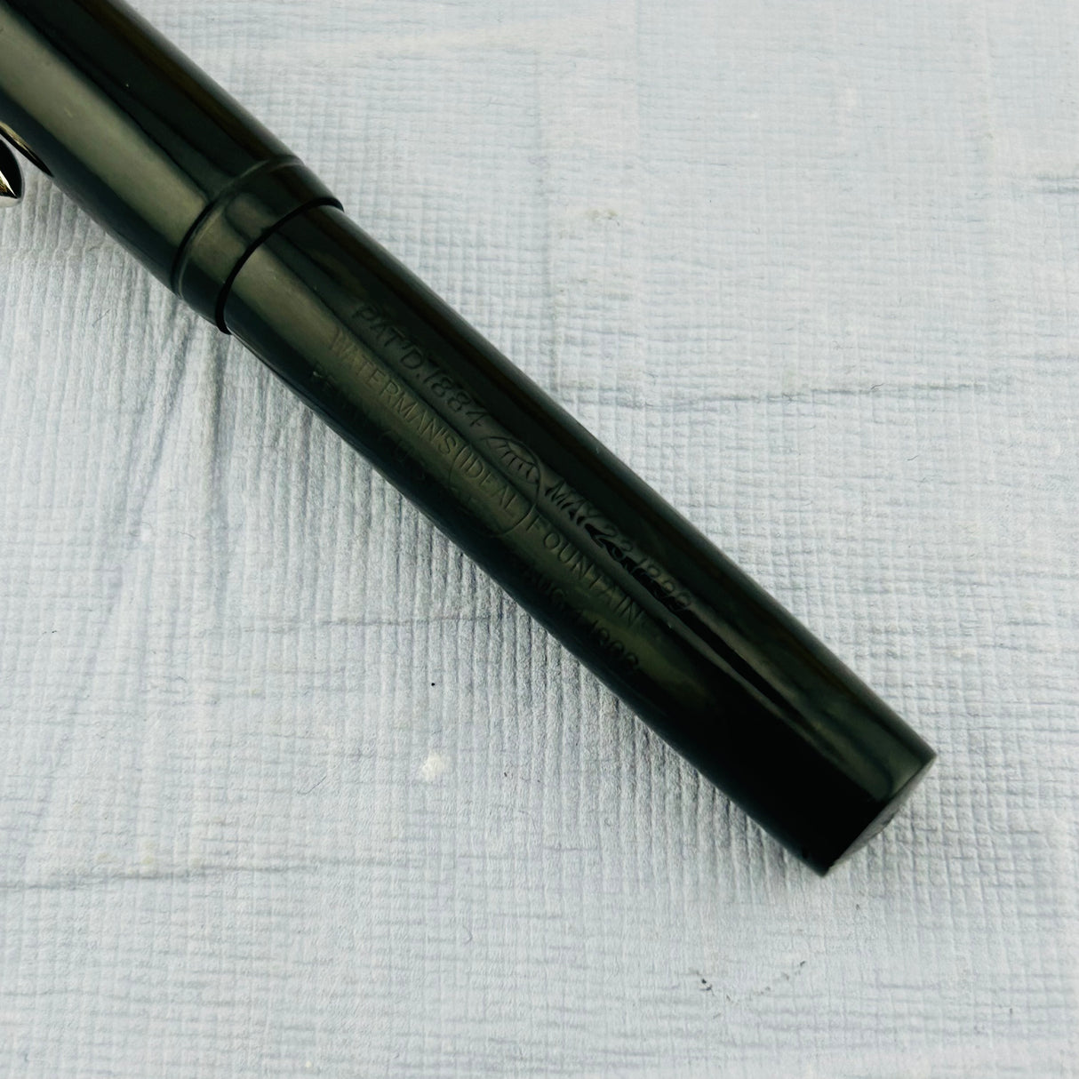 Waterman 12 PSF Black hard rubber Coin filler Circa 1915 - Fountain Pen