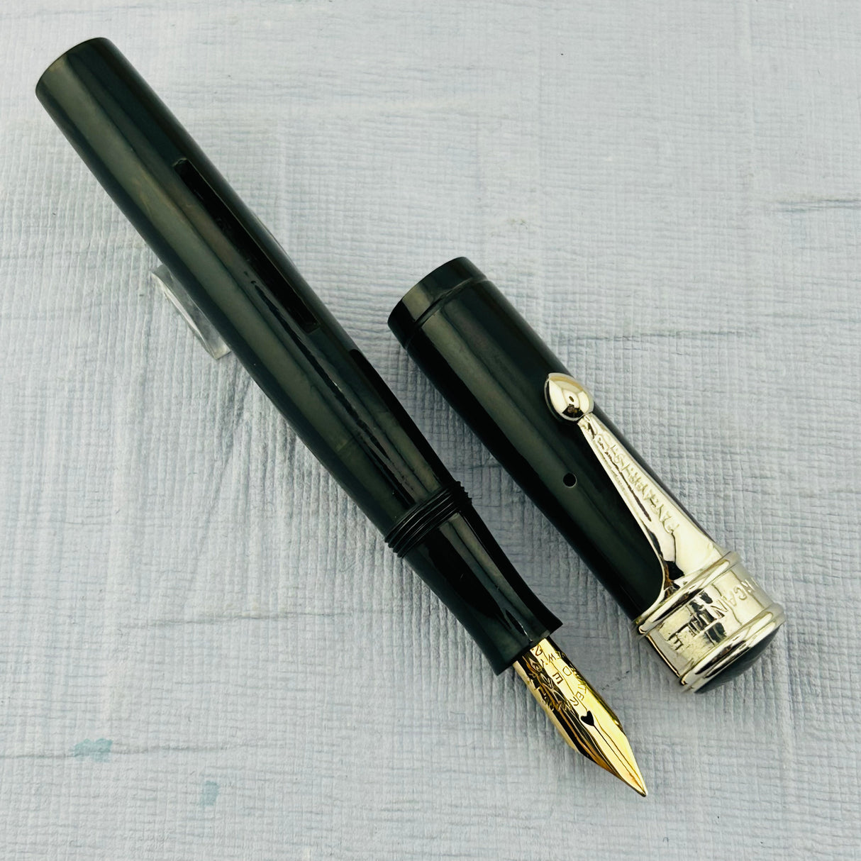 Waterman 12 PSF Black hard rubber Coin filler Circa 1915 - Fountain Pen